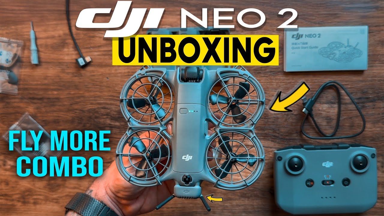 Распаковка DJI Neo 2 &mdash; Fly More Combo (стоит ли оно того?)