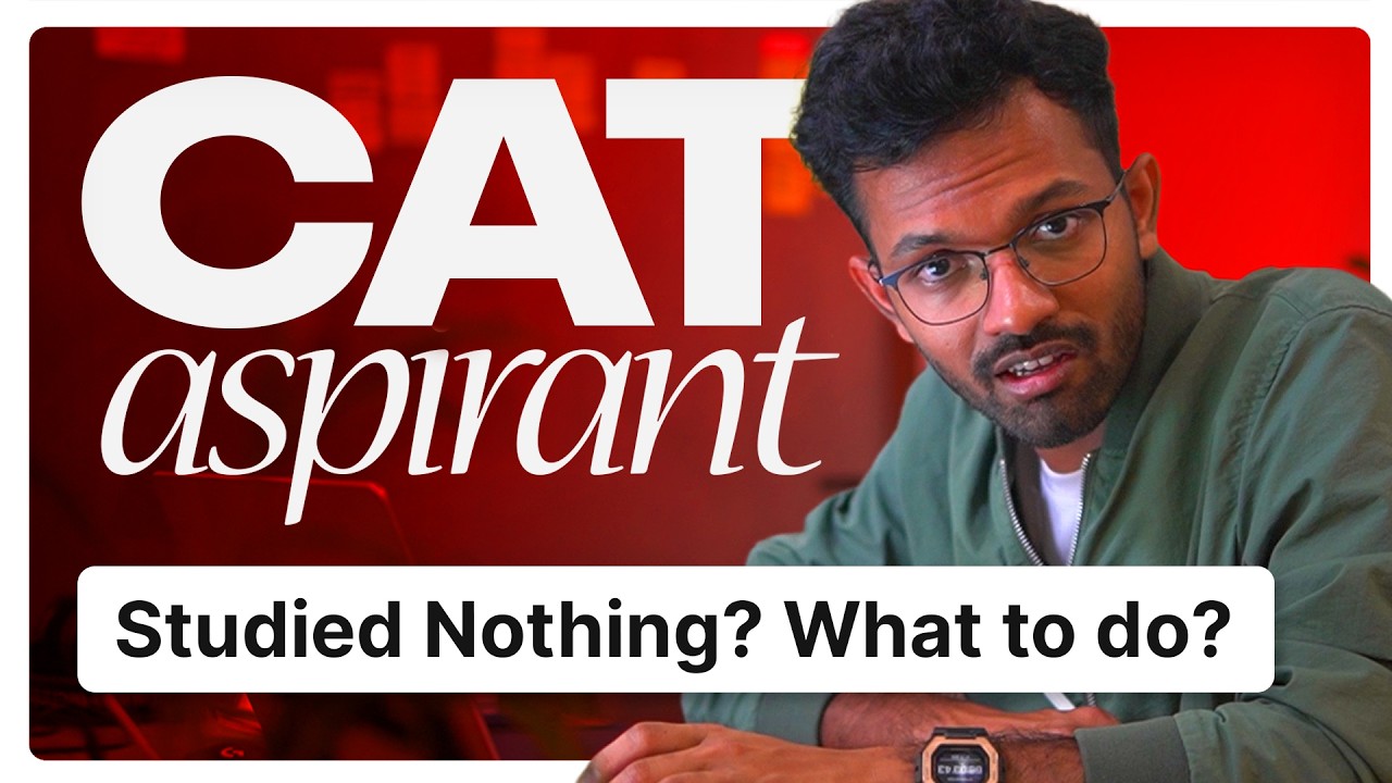 Can I crack CAT in the remaining time? (Brutally Honest ~180 Seconds)