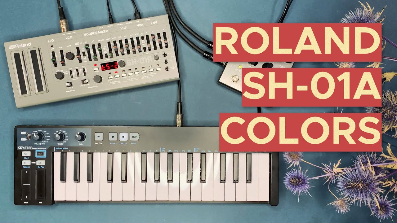 Roland SH-01a Presets for Ambient, Techno and Electronica 