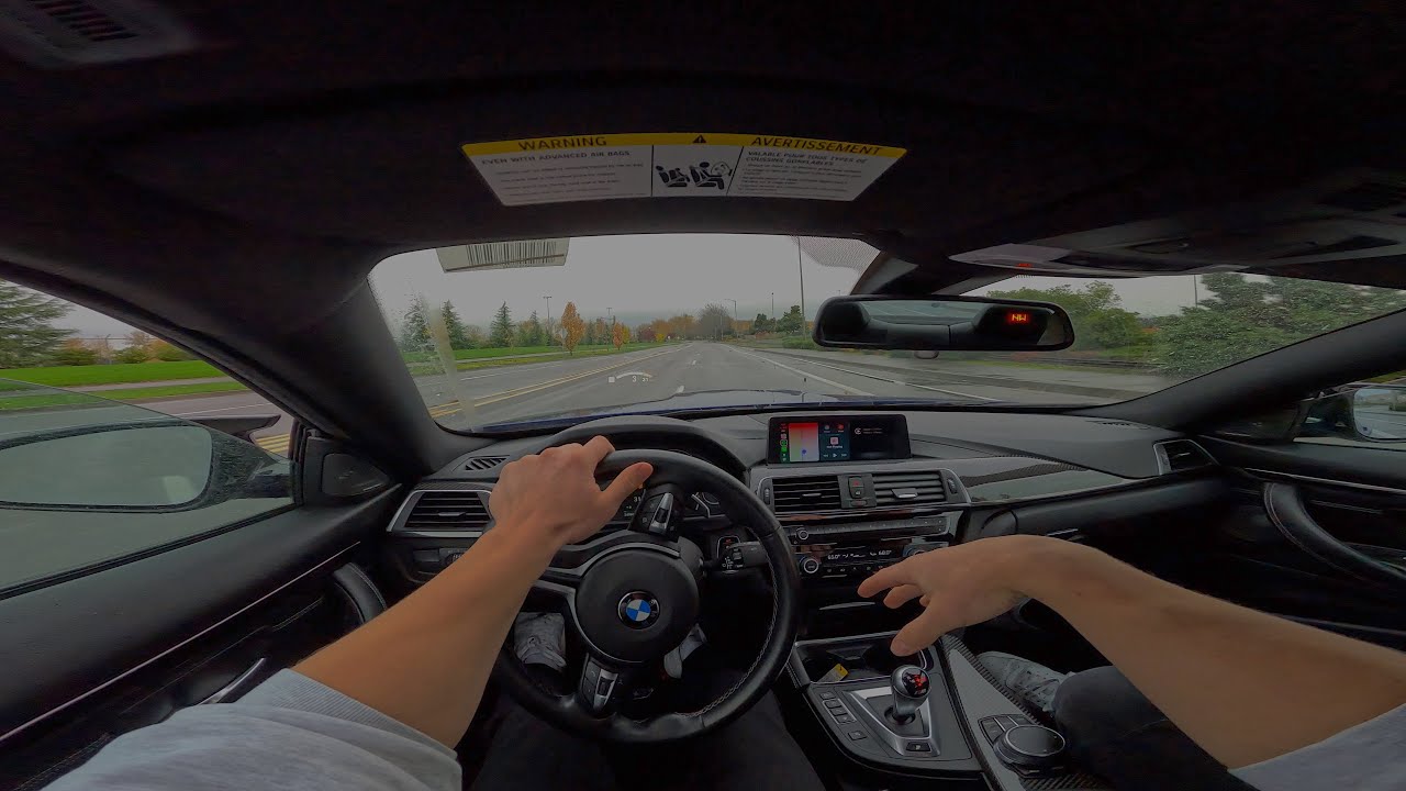 F82 BMW M4 ДРИФТ ПОД ДОЖДЕМ (ВИДЕО С GOPRO)