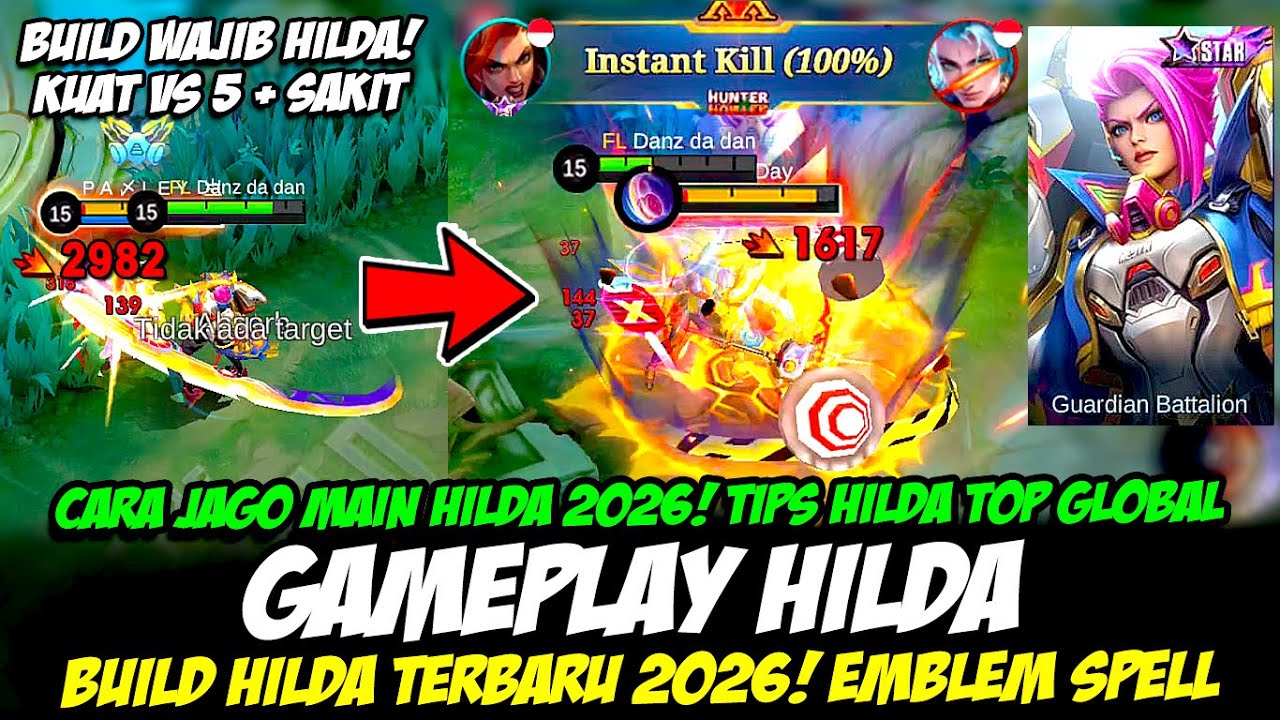GAMEPLAY HILDA STARLIGHT❗CARA JAGO MAIN HILDA 2026 ❗BUILD HILDA TERBARU 2026❗TIPS HILDA SAKIT 1 HIT