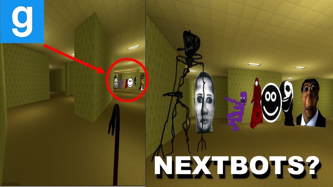 1000 SUBS!!!🥳Escapo de NEXTBOTS en los Backrooms💀 | gm_backrooms |