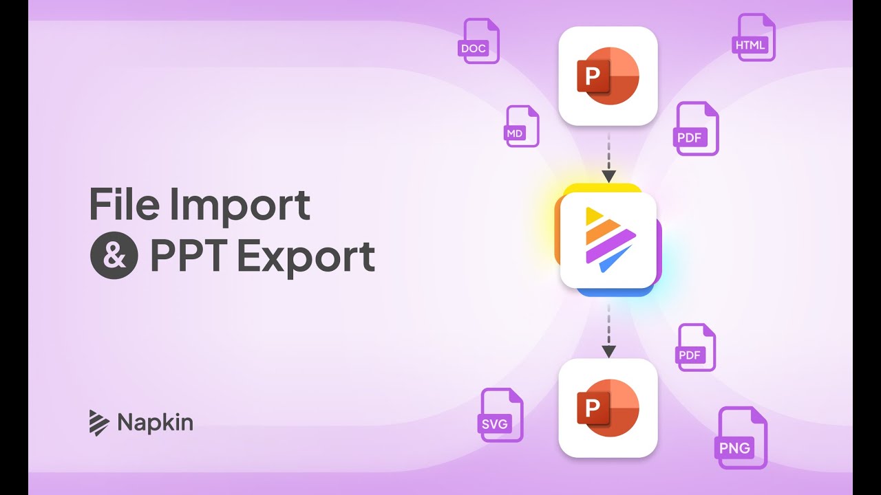Napkin AI: PPT Export & File Import Are Now Live 🚀 #napkinai