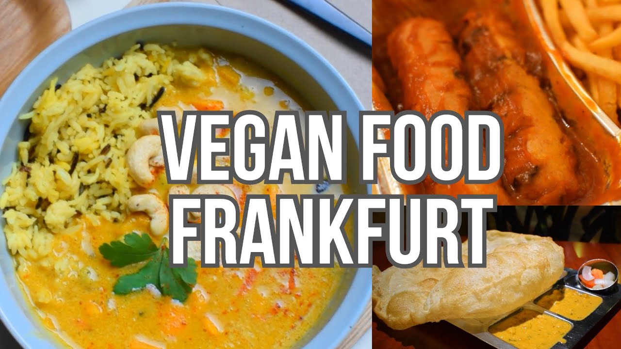Vegan Currywurst and Indian Food in Germany! (Vegan Food In Frankfurt) Vegan On The Go: S2 E1