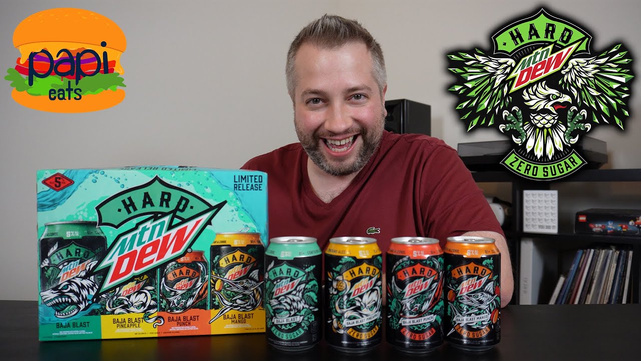 🌊LIMITED EDITION BAJA BLAST🍻 - NEW HARD MTN DEW REVIEW