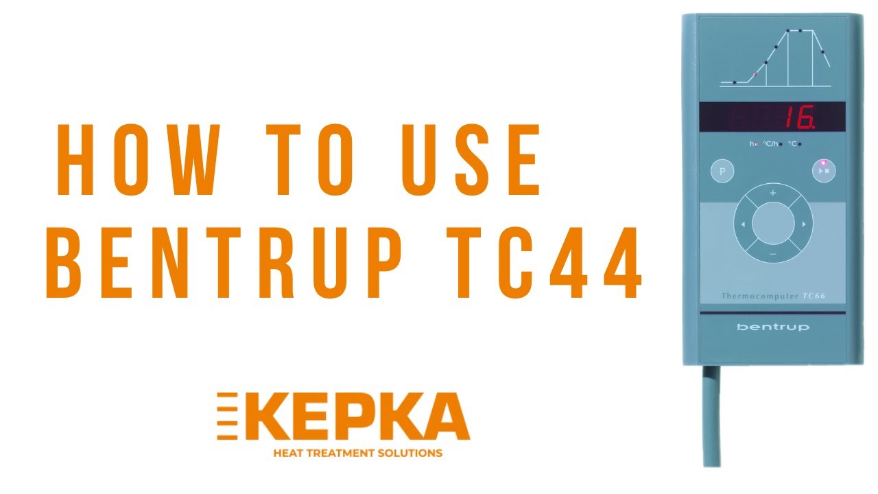 TC44 Controller How to use Bentrup  | Kepka Heat Treatment Solutions | www.sklep.kepka.com.pl