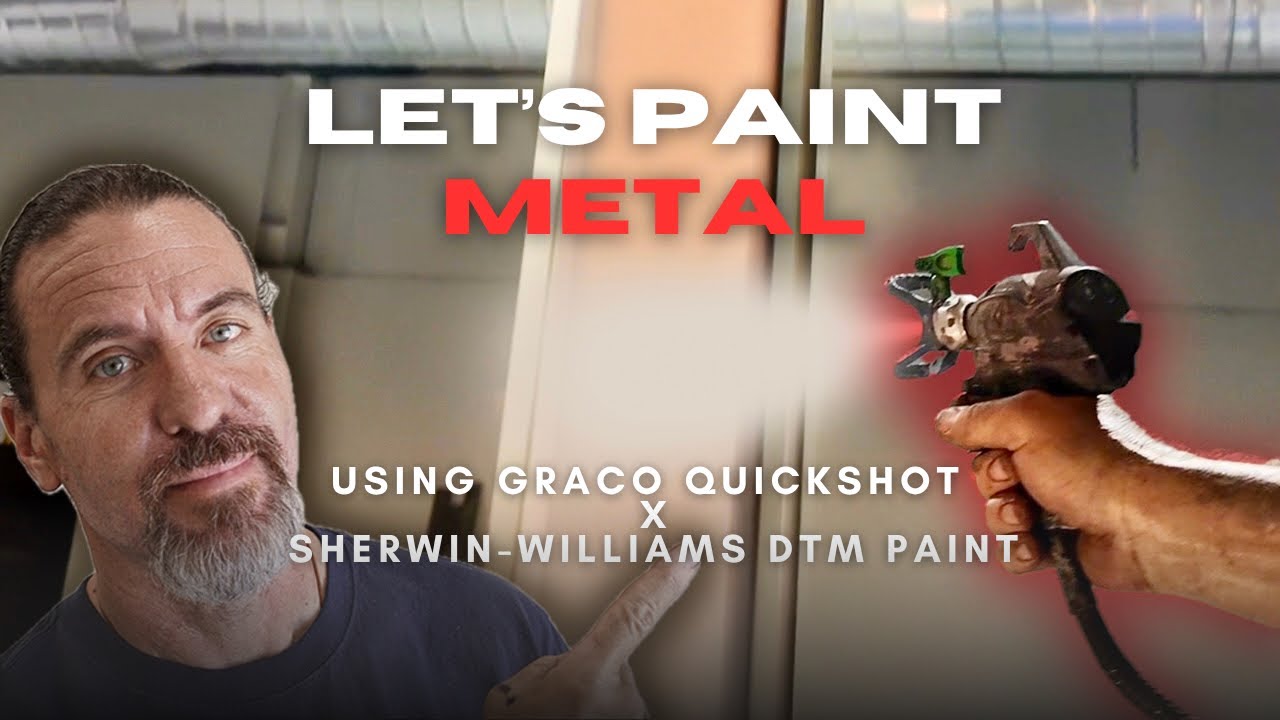 We tried Graco Ultra Quickshot on metal and WOW!