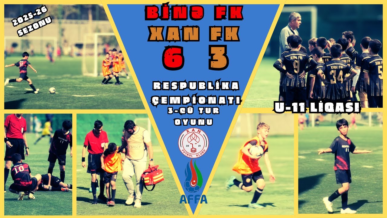 Bİnə FK-Xan FK/6-3/ 3-cü tur oyunu (Azərbaycan çempionatı U-11 liqası)