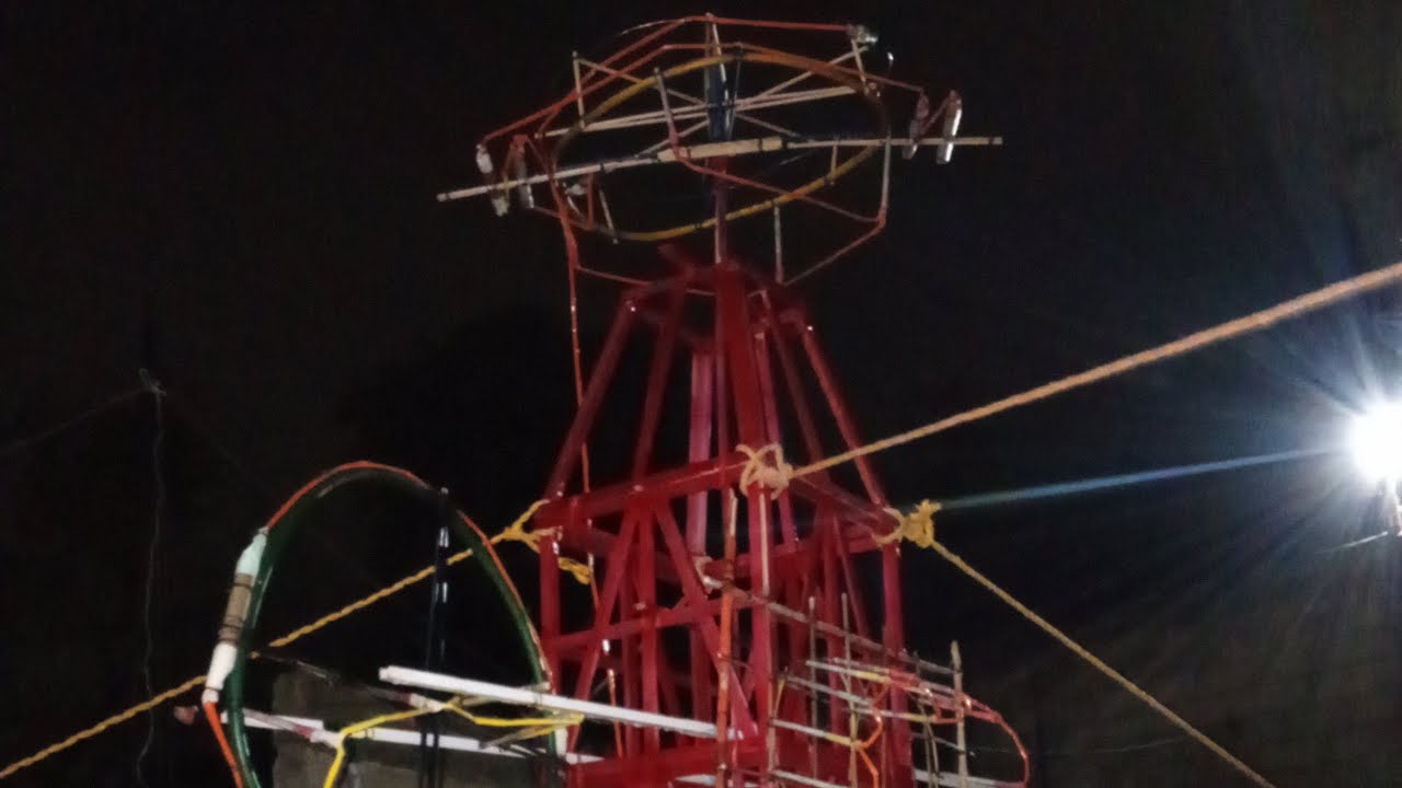 Quema de mini castillo pirotecnico #pirotecnica #sagradocorazón #sma #fyp