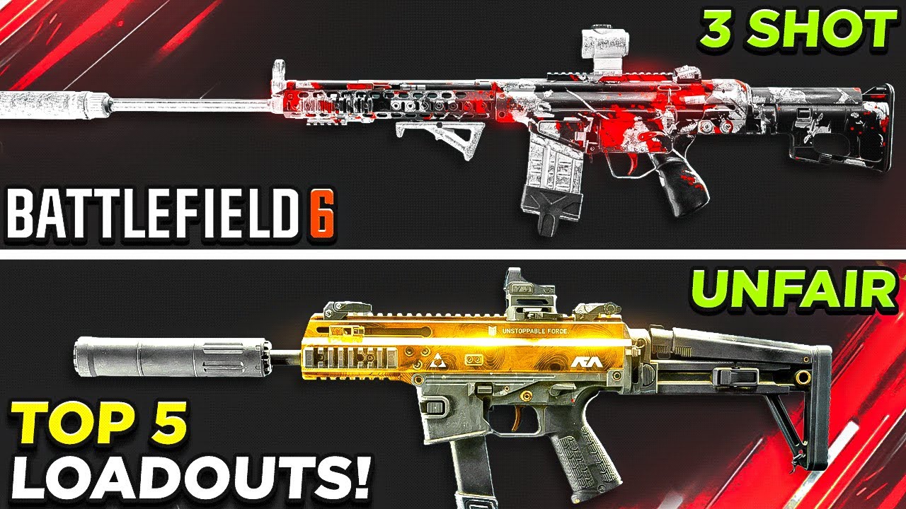 *NEW* Top 5 Fastest TTK Meta Loadouts after Update in Battlefield 6! (BF6 Best Weapons)