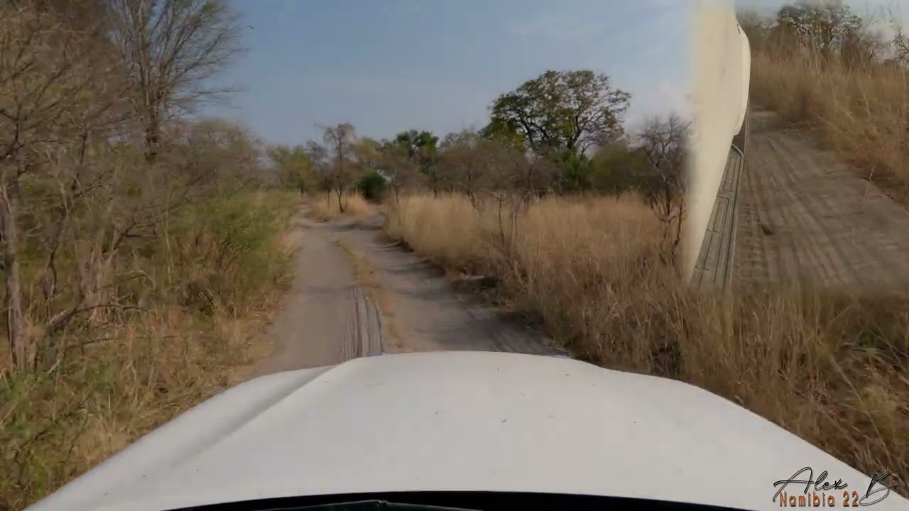 Namibia 2022 (Caprivi) Nkasa Lupala Tented Lodge , Fahrt zurück Richtung C49