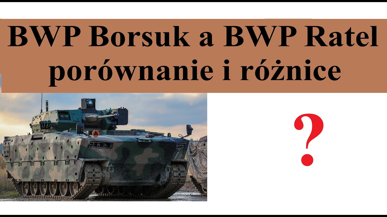 BWP Borsuk a BWP Ratel -  por&oacute;wnanie i r&oacute;żnice