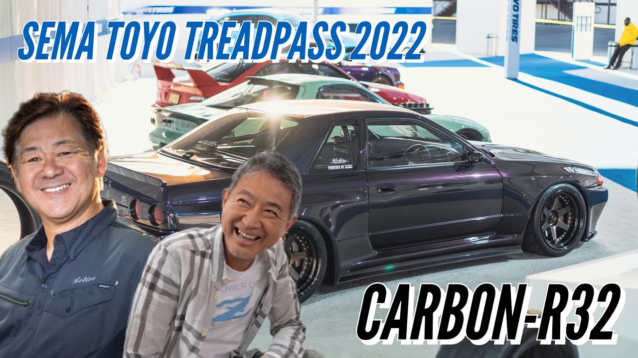 Nissan Executive Reacts To My Carbon Fiber R32 GTR at SEMA! Driving in the Rollout Parade!