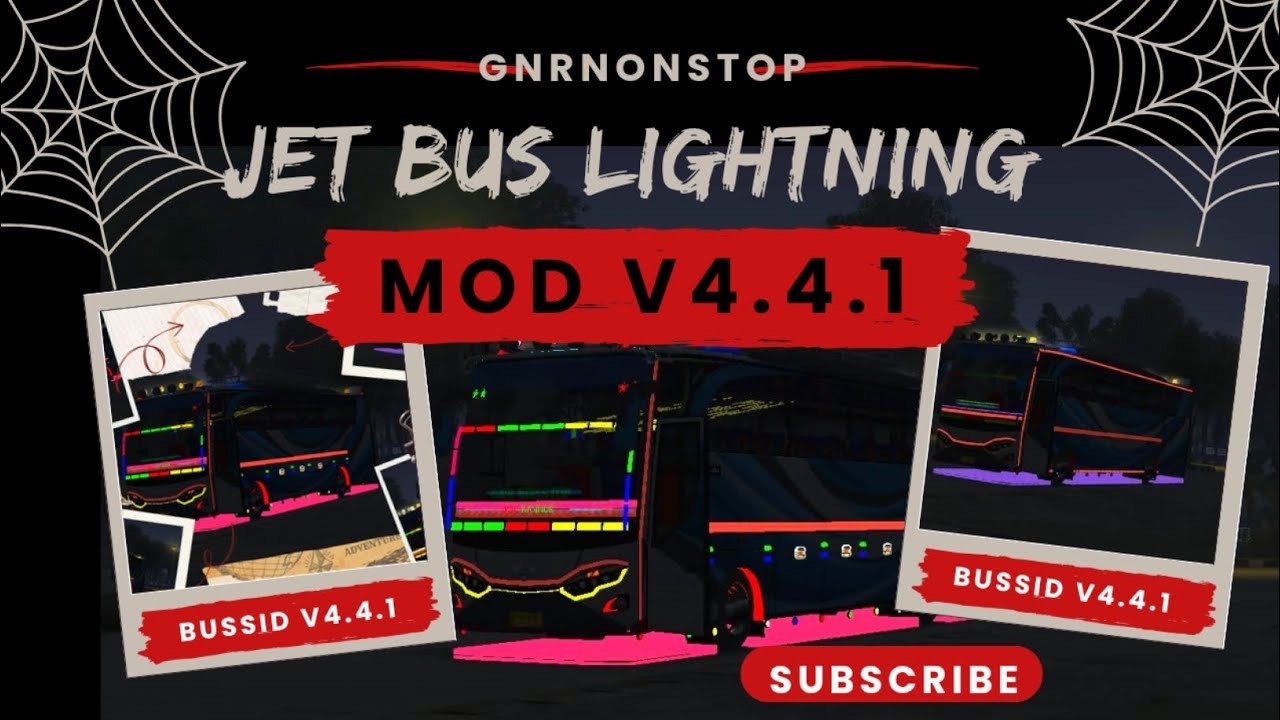 Jet bus extra lightning mod v4.4.1 for bus simulator #bussimulatorindonesia #bussid 