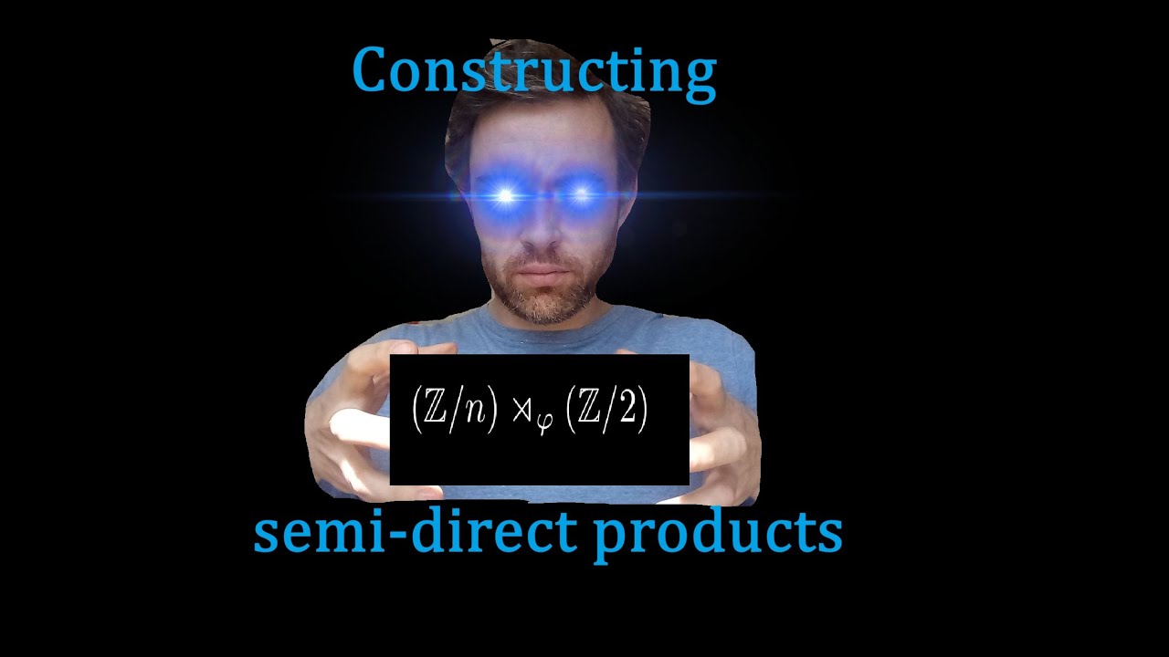 Constructing semi direct products by hand