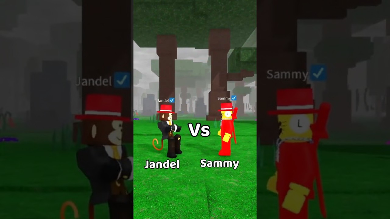 Jandel vs Sammy! #99nightintheforest #growagarden #stealabrainrot