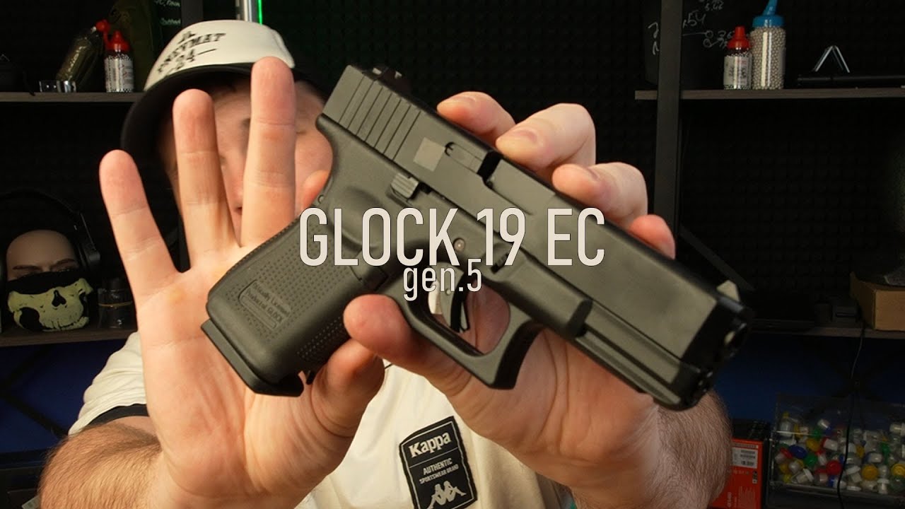 Страйкбольный пистолет East Crane Glock 19 Gen 5 GBB Black EC 1303 BK