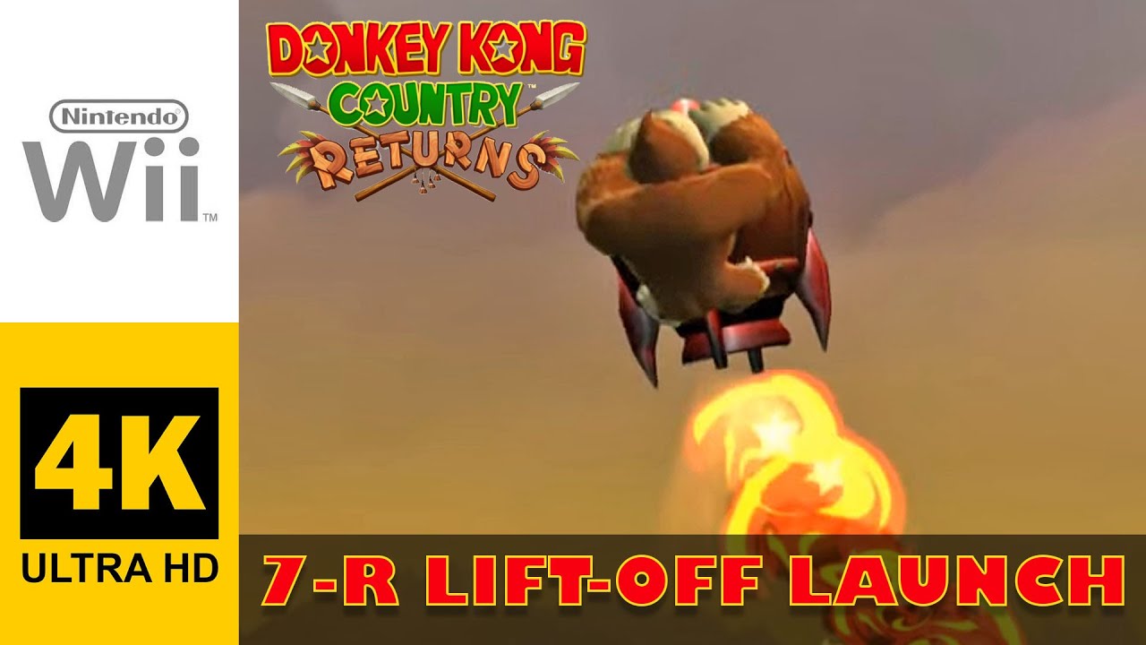 7-R ВЗЛЕТ | Donkey Kong Country Returns | Прохождение, без комментариев, Wii