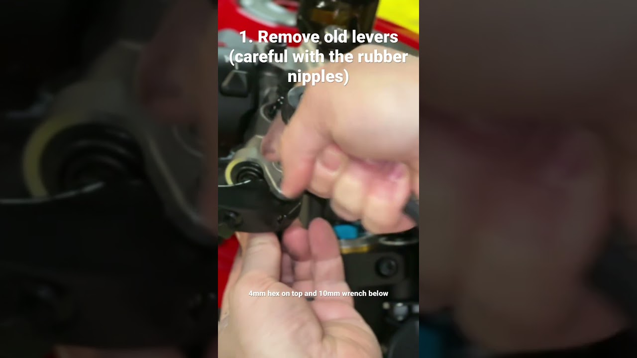 Replace clutch/brake levers on Streetfighter V4 S w CNC Racing    @ducati @Motomillion @cncracing1