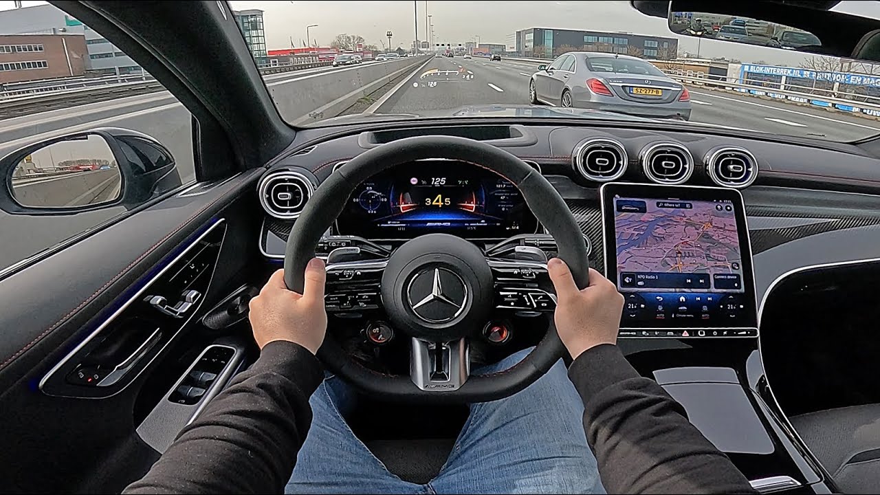THE NEW MERCEDES AMG GLC 63 2024 TEST DRIVE