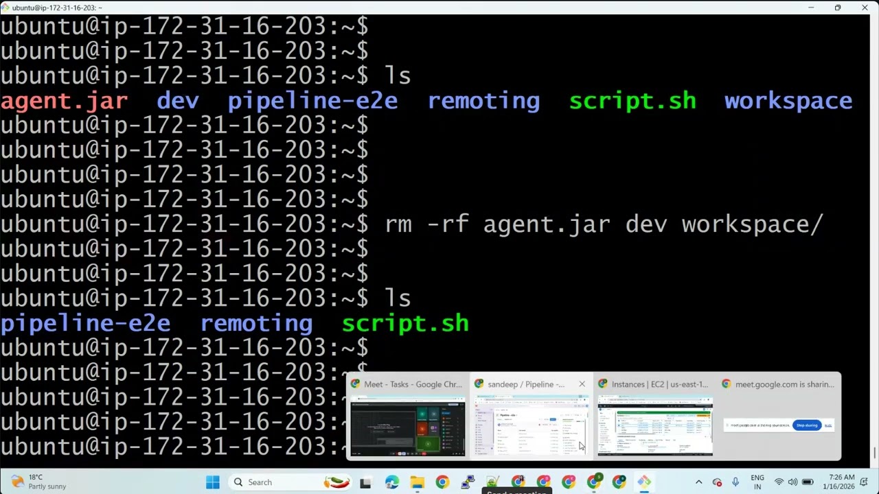 Jenkins Node configuration 16/01/2026 REC