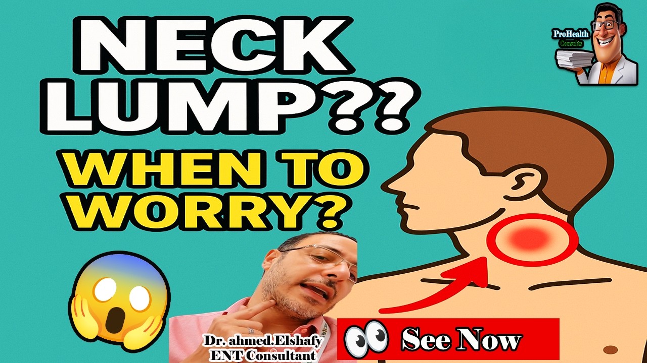⭐Swollen Lymph Nodes in Neck: Red Flags You Can’t Ignore 🚨 |ProHealthConsults