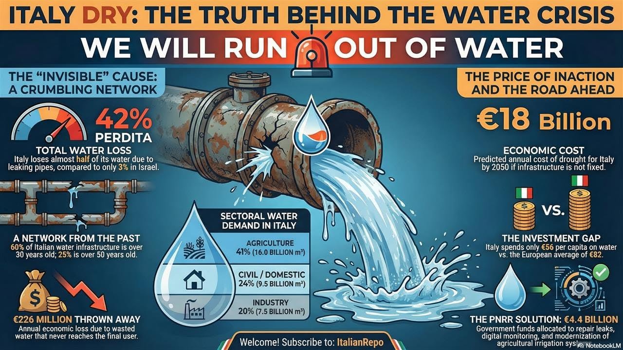 L'Italia a Secco: La Causa Che Nessuno Dice 💧🚨 (Italy Drying Up: The Cause Nobody Admits 💧🚨)