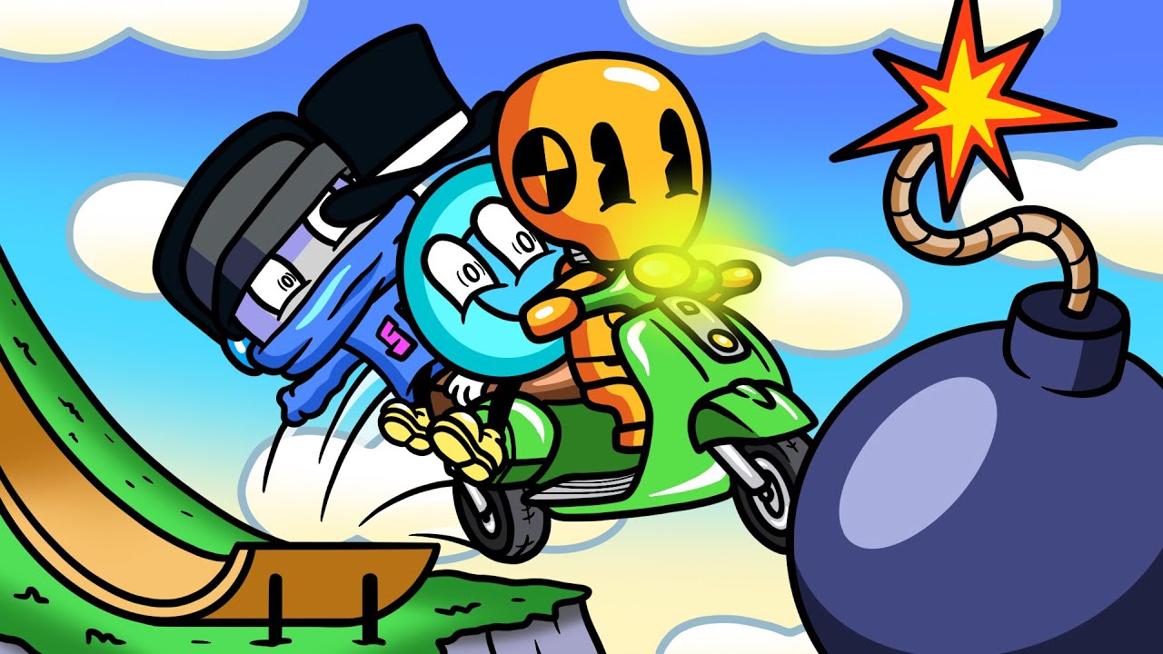 We Drive Like Idiots Off Giant Ramps and Destroy Everything!