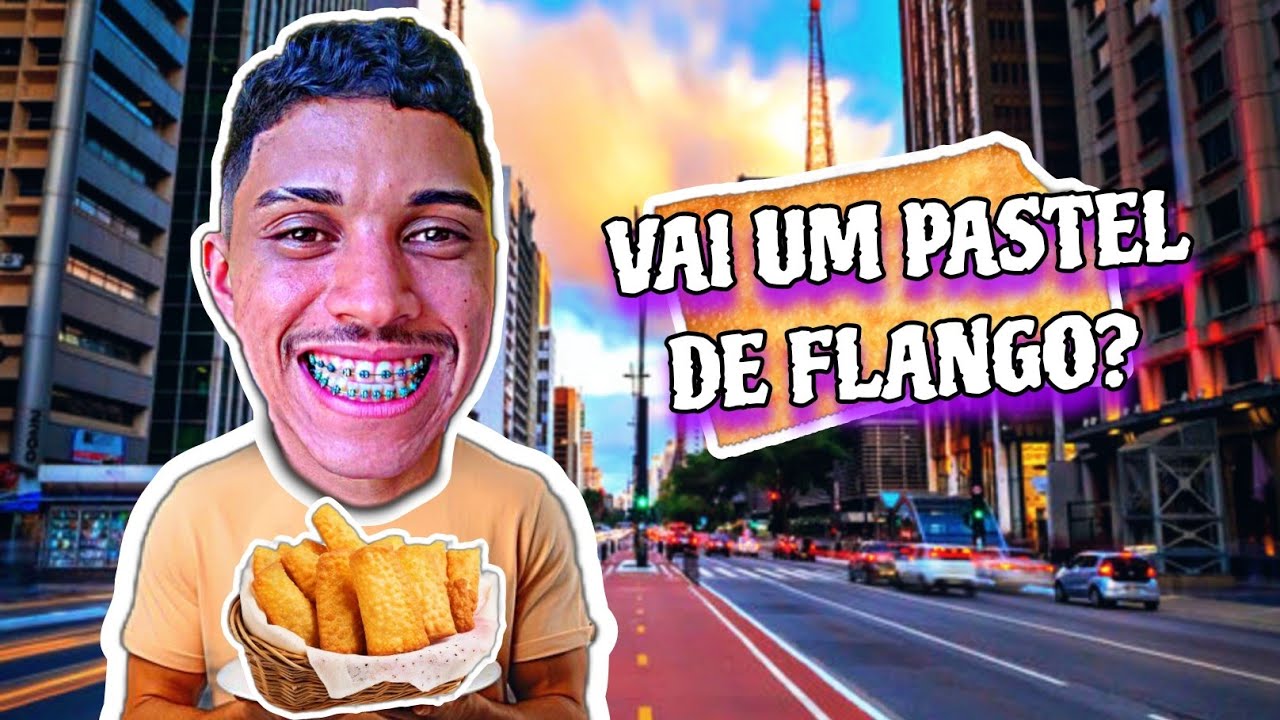 FUI COMER um PASTEL COM A MINHA NAMORADA, IRMÃO  E AMIGA em um lugar SUPER FAMOSO e FIQUEI SURPRESO!