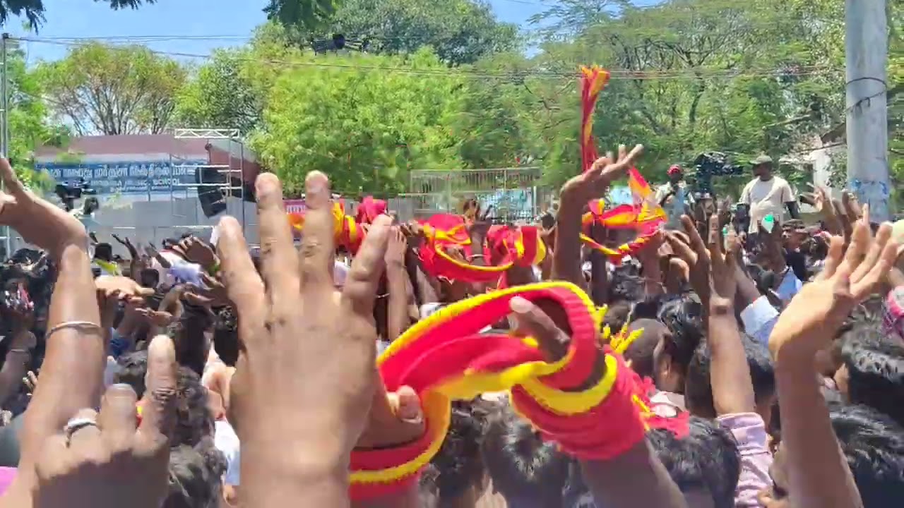 😱 Trichy Turns Red 🔥 TVK Meeting Mass Crowd Reaction!🔥 TVK Trichy Meeting Highlights