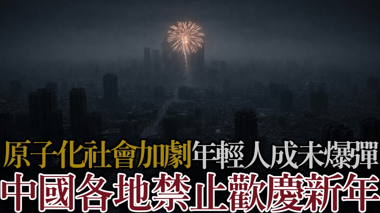 中國各地禁止歡慶新年｜原子化社會加劇｜年輕人成未爆彈？（CC字幕）
