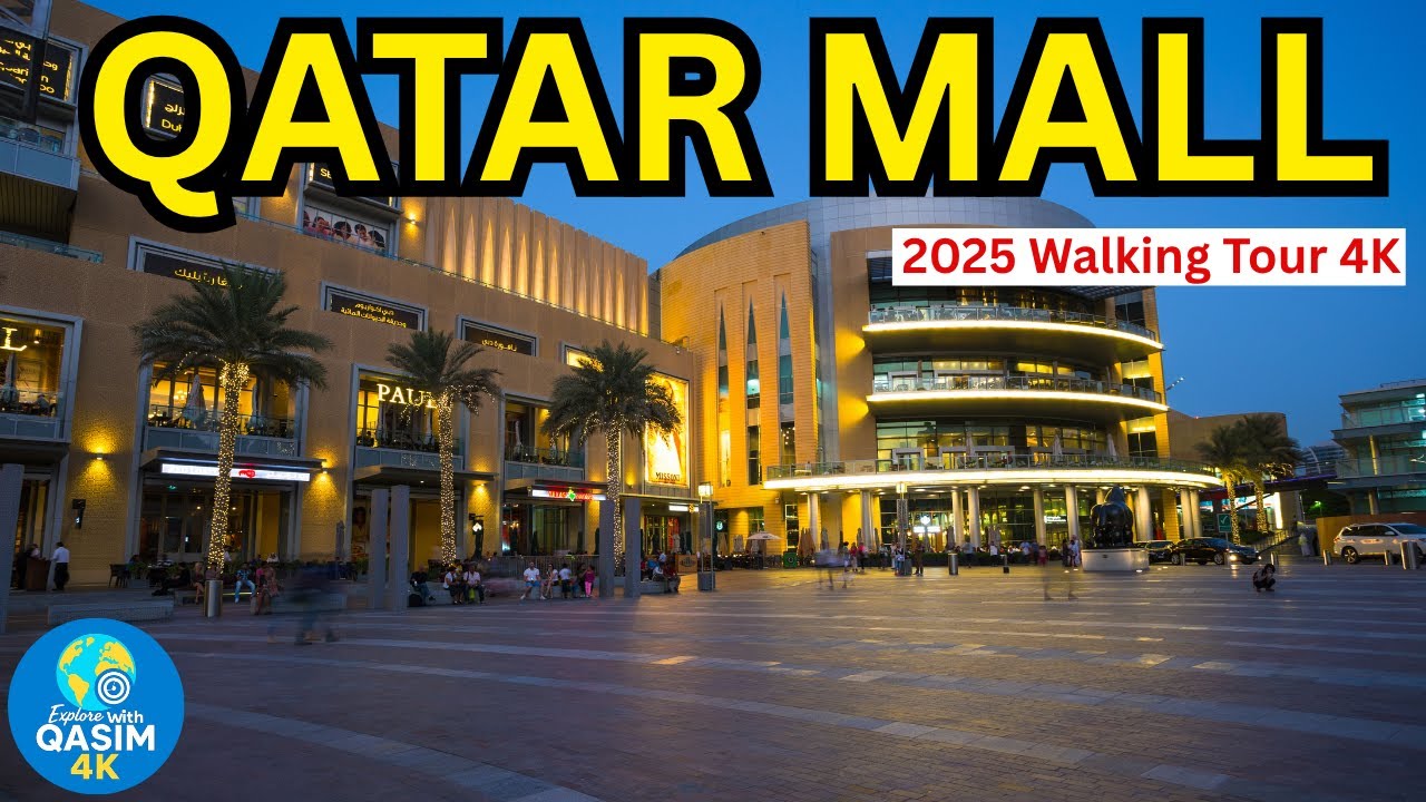Qatar Mall Walking Tour 2025 | Stunning 4K Experience