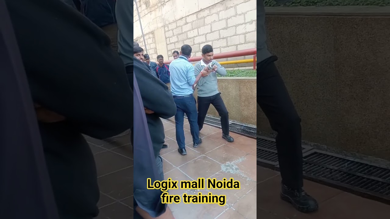 logix mall Noida fire training..