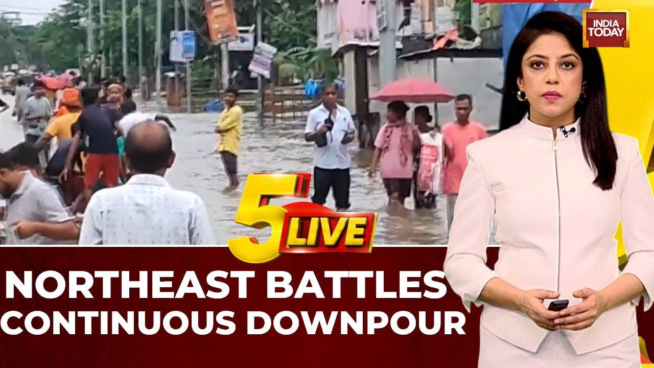Northeast India Battles Heavy Rainfall: 19,000 Affected, 3,300 Houses Damaged in Manipur