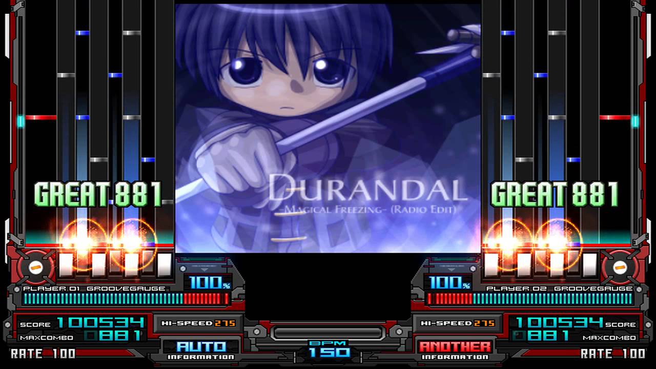 [発狂BMS] ★4 Durandal -Magical Freezing- (Radio Edit) [PLANET] / 720p 60f