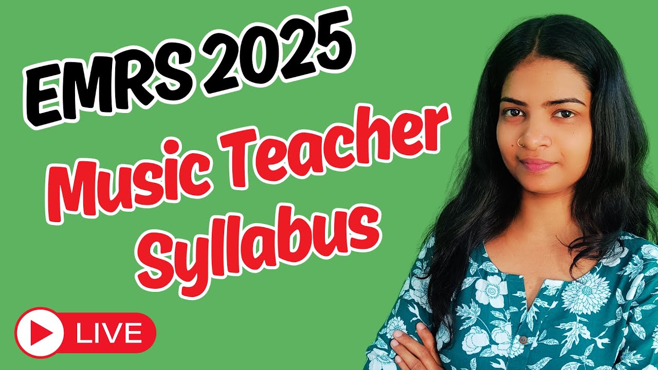 EMRS Music Teacher Syllabus 2025 #emrsmusicteacher #tgtmusicteacher #emrsmusic