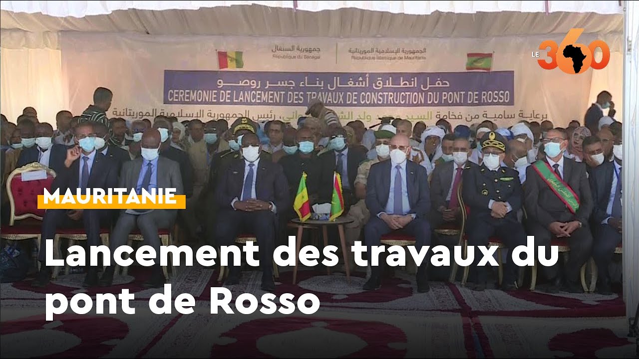 Mauritanie-Sénégal: cérémonie du lancement des travaux du pont de Rosso