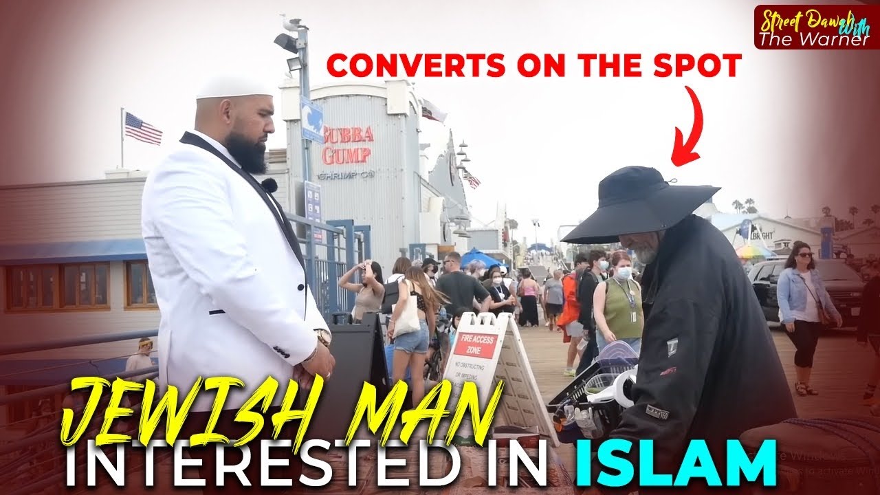 Jewish Man Interested In Islam & Converts On The Spot