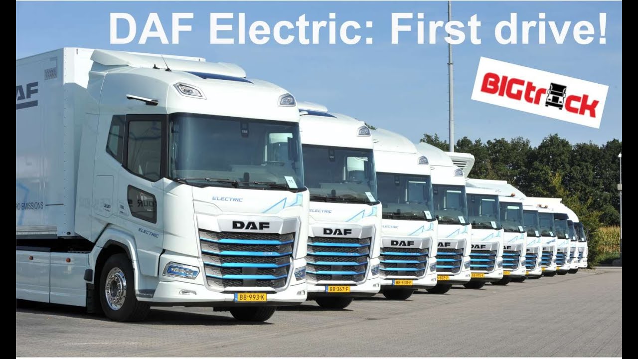 Первый тест-драйв электромобиля BIGtruck DAF!