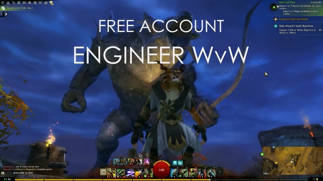 GW2 WvW - Engineer - Free Account