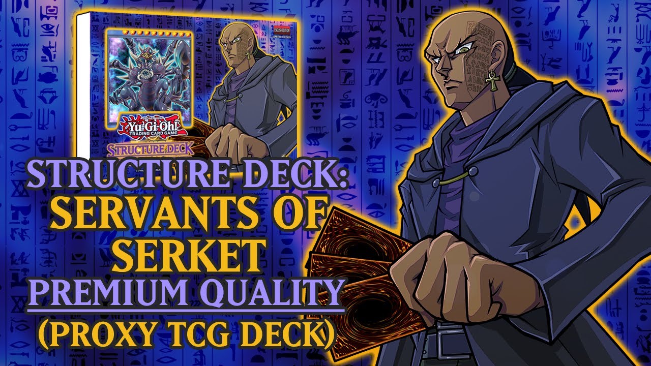 Structure Deck: Odion Ishtar - Servants of Serket (Premium Quality) | Proxy/Orica Deck