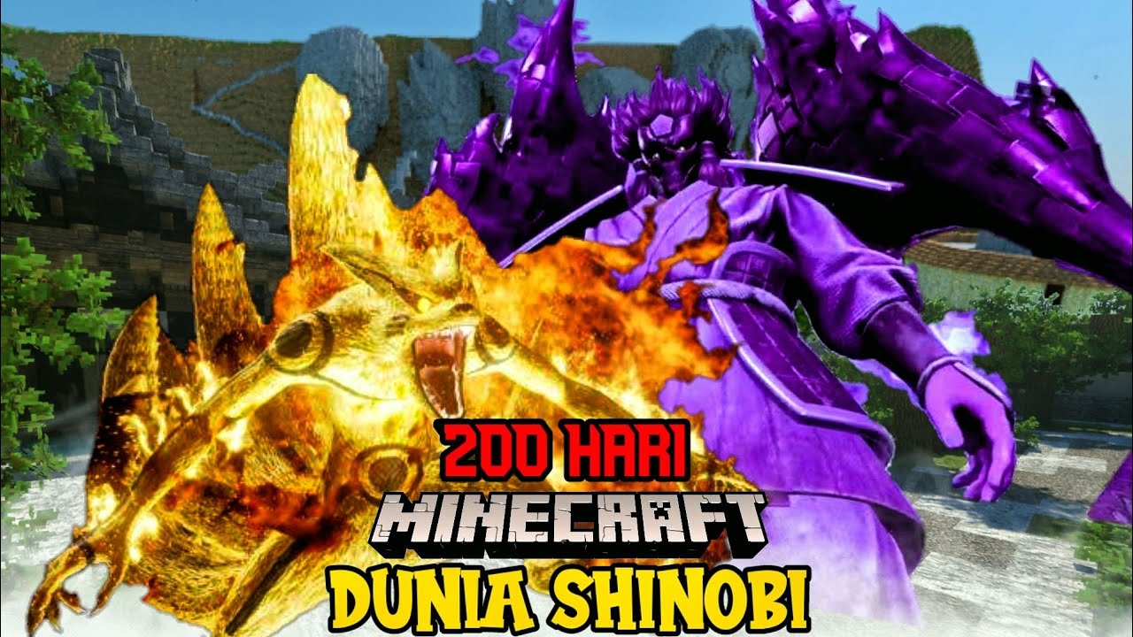 200 Hari Di Minecraft Dunia Shinobi !! Season 3 (Roleplay)