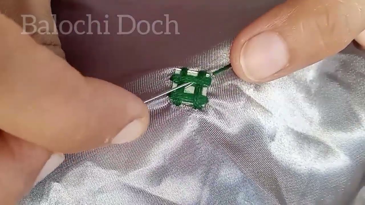 kanch e dochg | How to stich mirror for beginners
