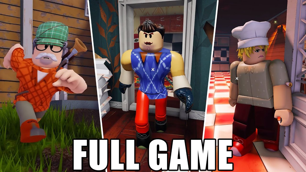 Hello Neighbor 2 in Roblox | Full Game Walkthrough