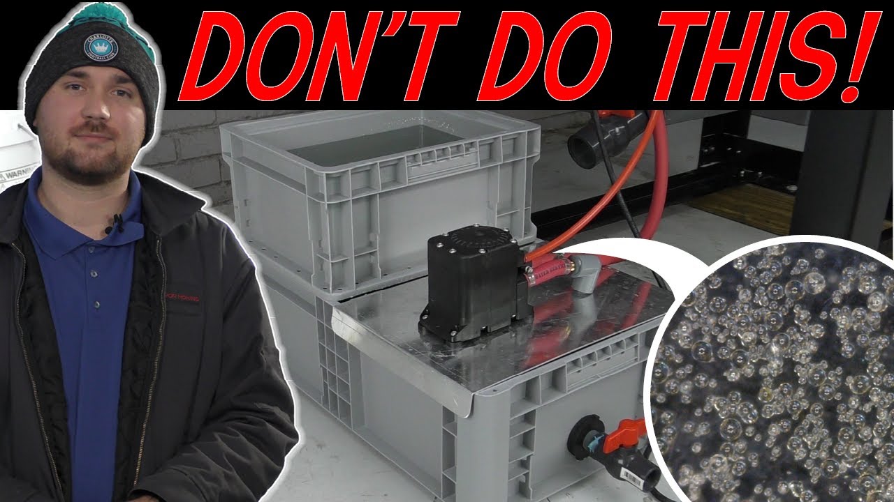 WHY YOU SHOULDN'T PUT MEDIA IN YOUR BASINS! - Vapor Honing Technologies
