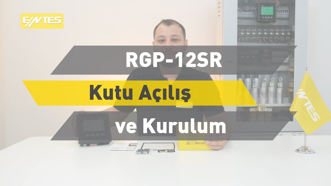 RGP-12SR Reaktif Güç Kontrol Rölesi Kutu Açılış ve Kurulum