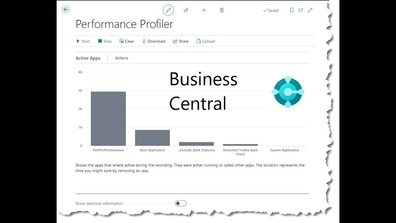 Business Central - In-Client Performance Profiler