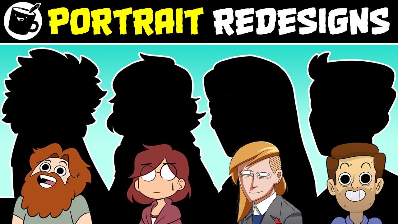 Artists Redraw Their Old Portraits