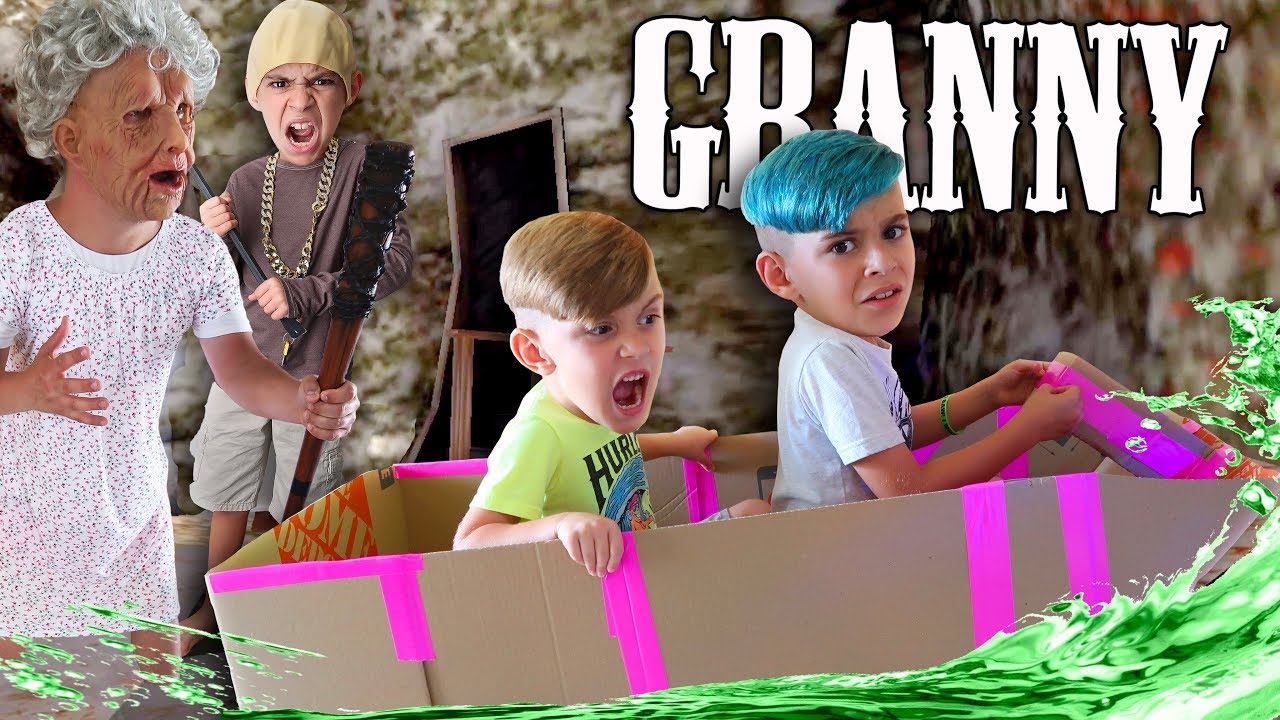 GRANNY Chapter Two BOAT ESCAPE In Real Life (Funhouse Family)