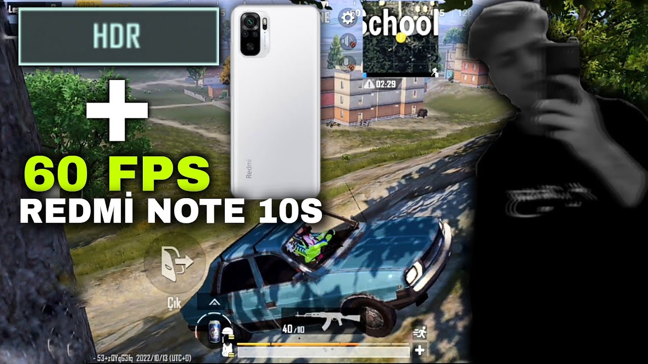 HDR 60 FPS 🔥 REDMİ NOTE 10S | PUBG MOBİLE